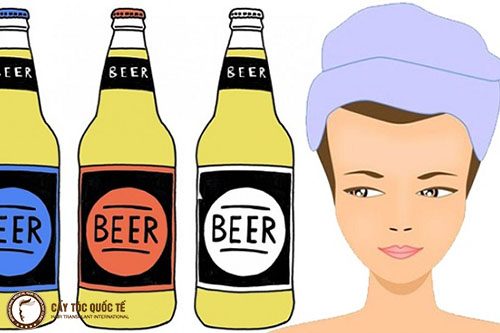 Beer gội đầu giúp tóc sạch gầu và chắc khỏe bông bềnh óng mượt